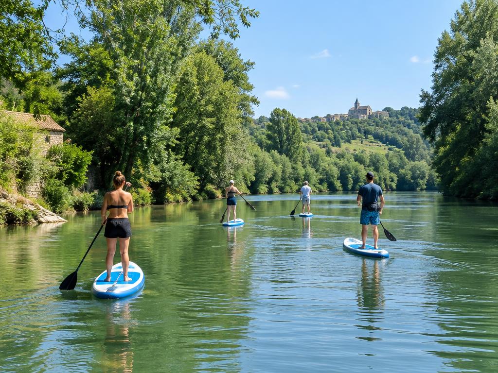 La vallée en paddle
